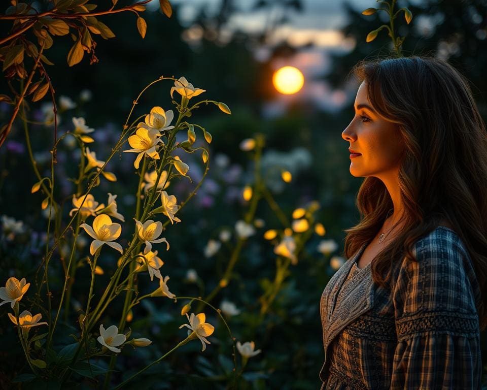Welche Blumen blühen abends auf?