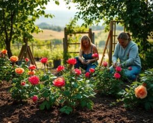 Welche Erde ist gut für Rosen?