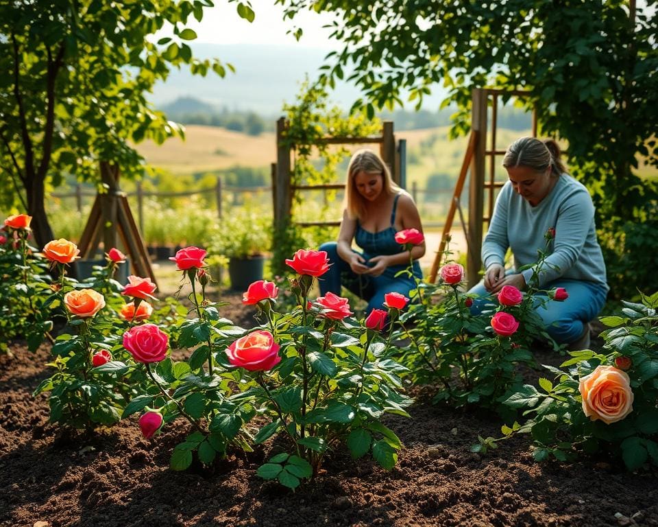 Welche Erde ist gut für Rosen?