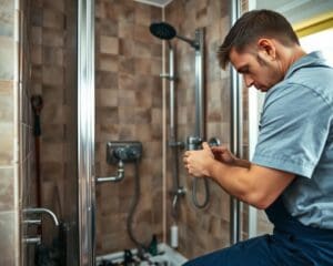 Wie ein Klempner eine Dusche umbaut