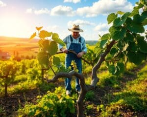 Wie pflegt man einen Weinstock im Garten?