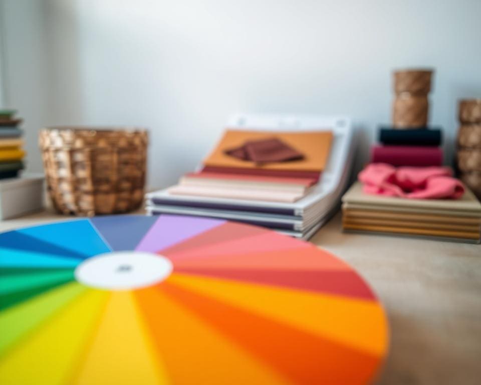 Farbpalette und harmonische Farben