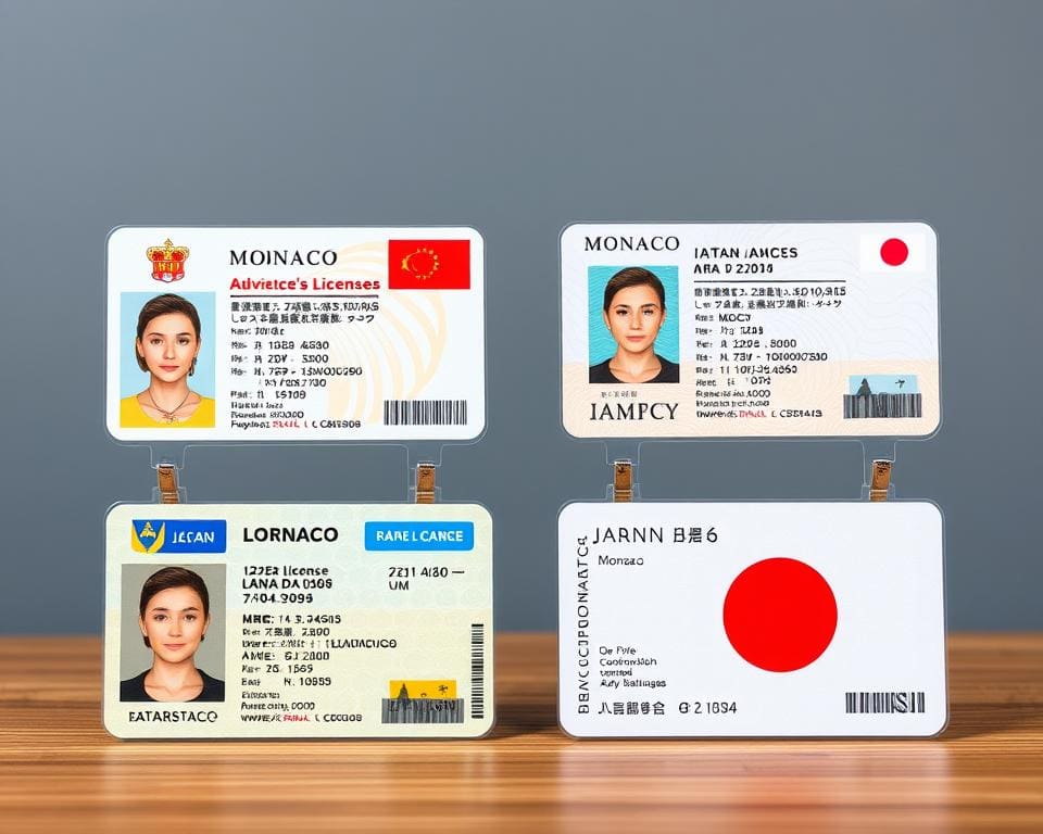 Monaco Japan Führerschein Unterschiede und Gemeinsamkeiten