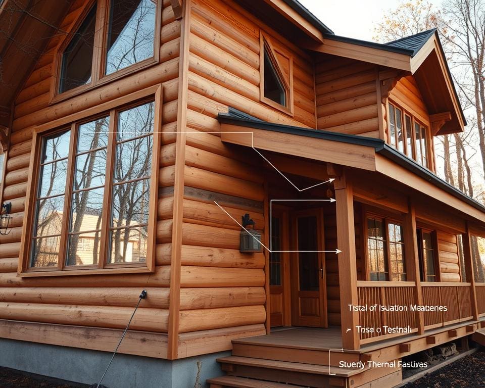 Wärmedämmung Holzhaus