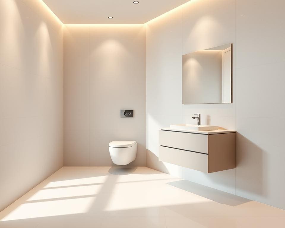 Warum wirkt ein Hänge-WC platzsparender?