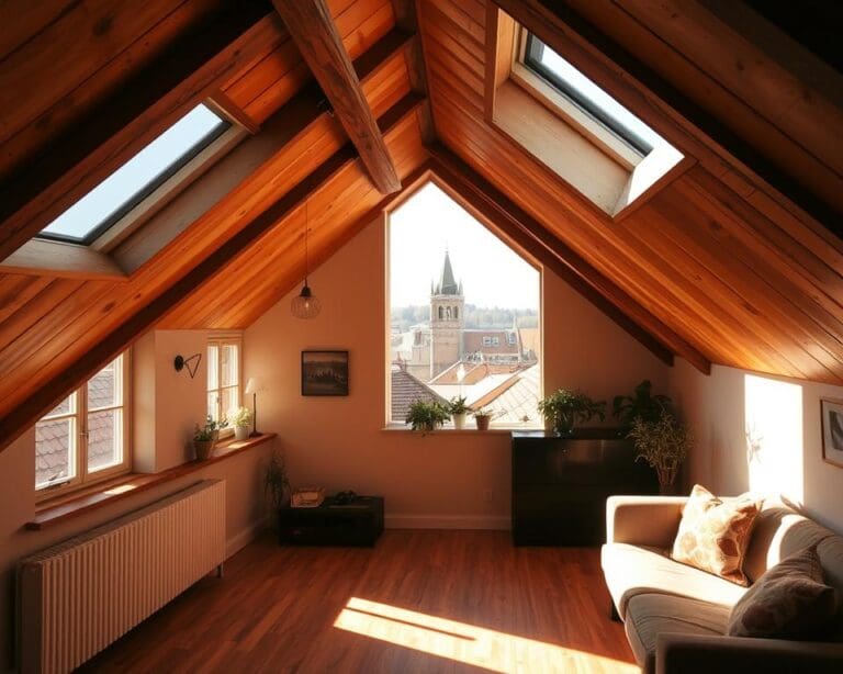 Wie fühlt sich das Leben in einer Dachwohnung in Erfurt an?