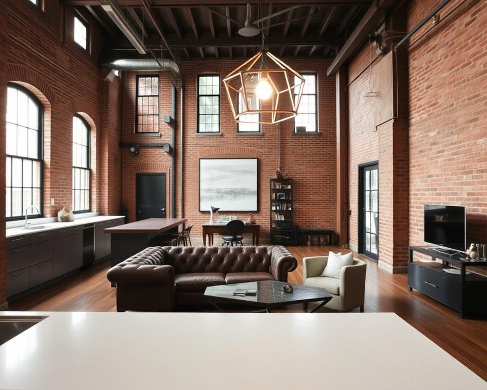 Wie integrierst du Industrial Chic im Altbau?