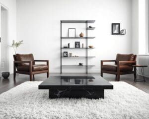 Wie kombinierst du helle und dunkle Materialien?