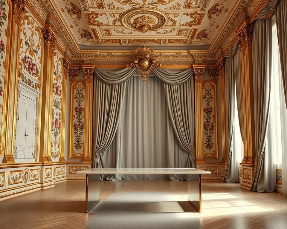 Wie kombinierst du klare Linien mit Barock-Deko?