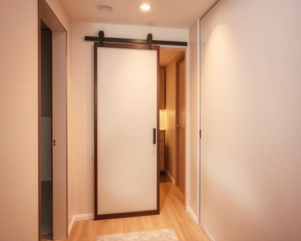 Wie nutzt du Schiebetüren in kleinen Räumen?