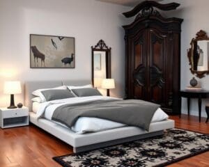 Wie richtest du ein Schlafzimmer im Stilbruch ein?