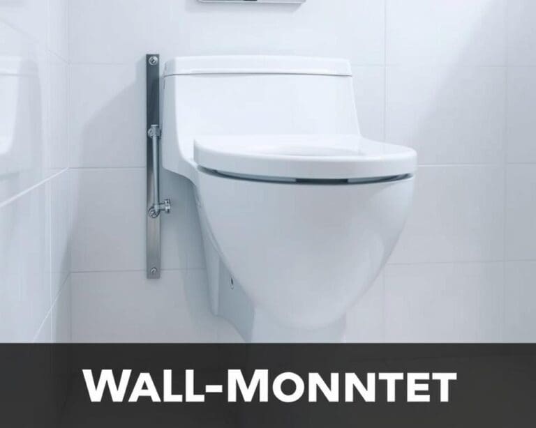 Wie sicher ist die Wandmontage eines WCs?