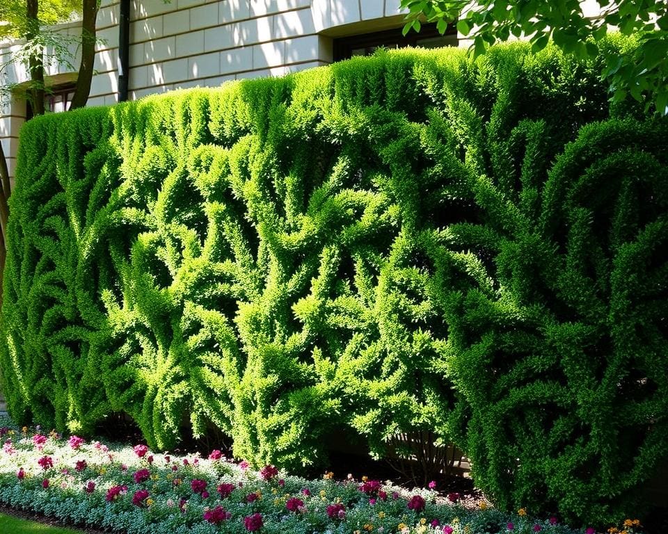 Hainbuche Spalier im Garten
