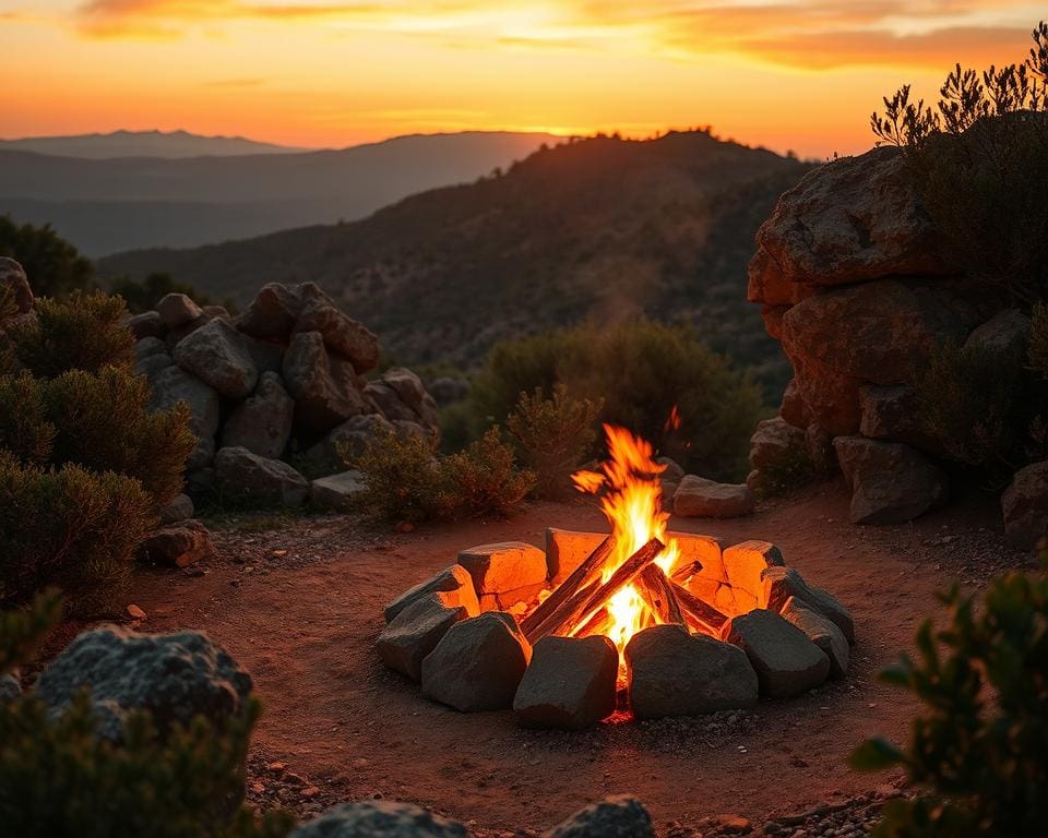 Lagerfeuer Spanien