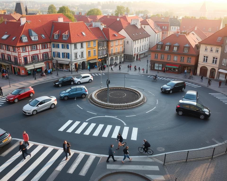 Verhalten im Kreisverkehr