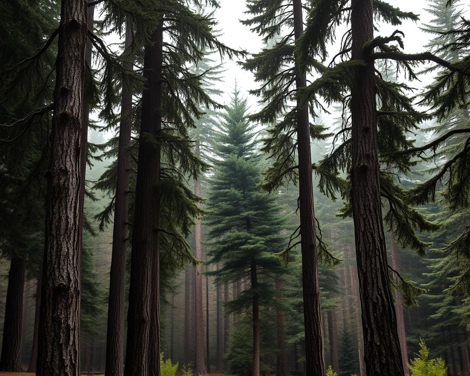 Welche Nadelbäume wachsen sehr langsam?