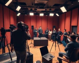Wie funktioniert ein Musikvideodreh im Studio?