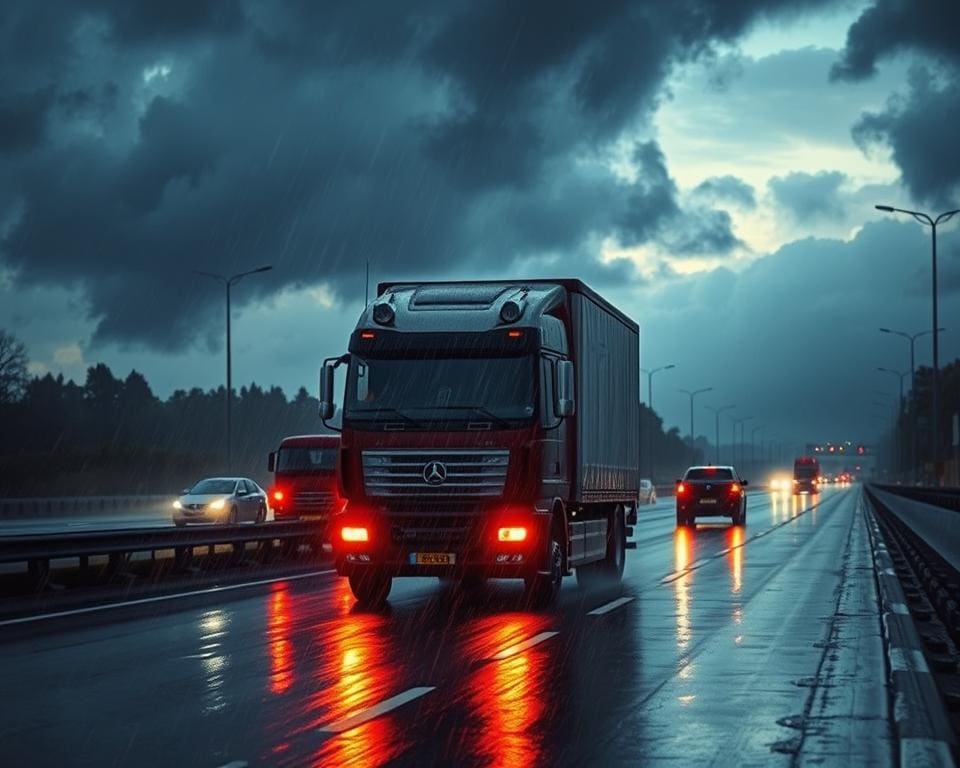 Verkehrsbedingungen Wettereinflüsse Sicherheit