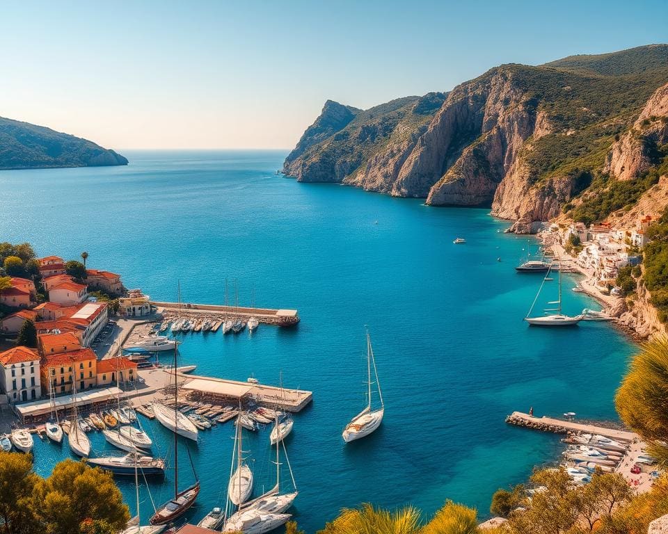 Was sind beliebte Charterziele im Mittelmeer?