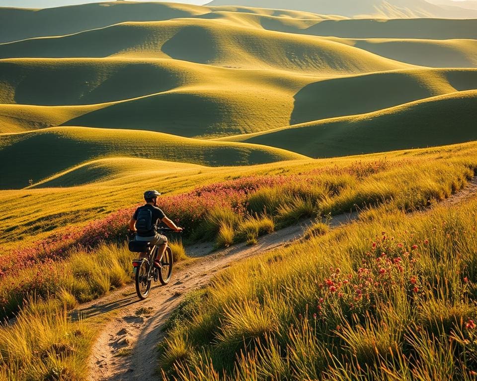 Wie reist man mit dem E-Bike durch hügeliges Gelände?