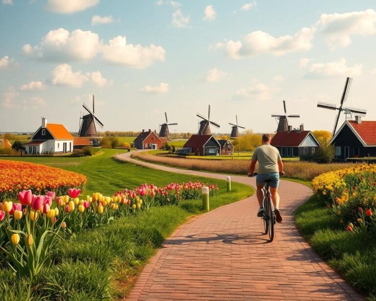 Wie reist man mit dem Fahrrad durch Holland?