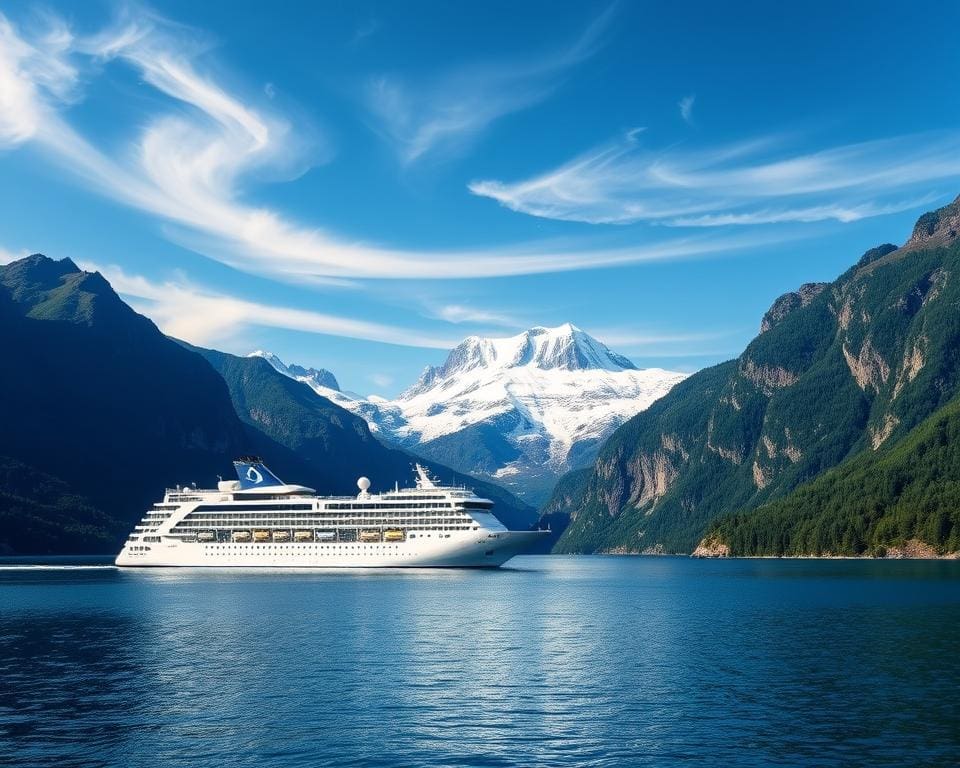 Wie reist man mit dem Kreuzfahrtschiff durch Fjorde?