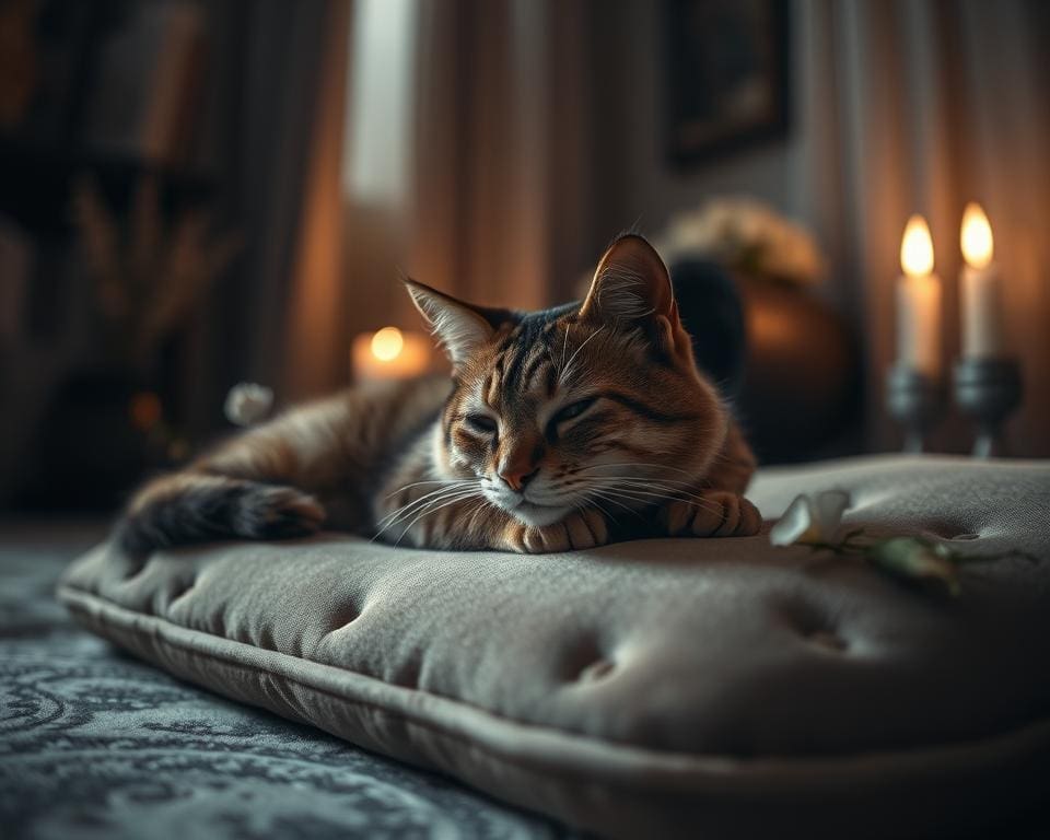 Abschiednahme Katze