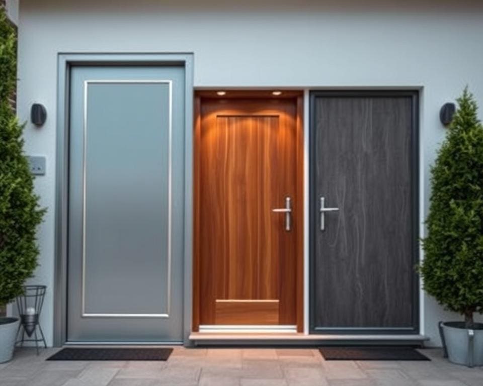 Aluminium Haustüren vs. Kunststoff Haustüren