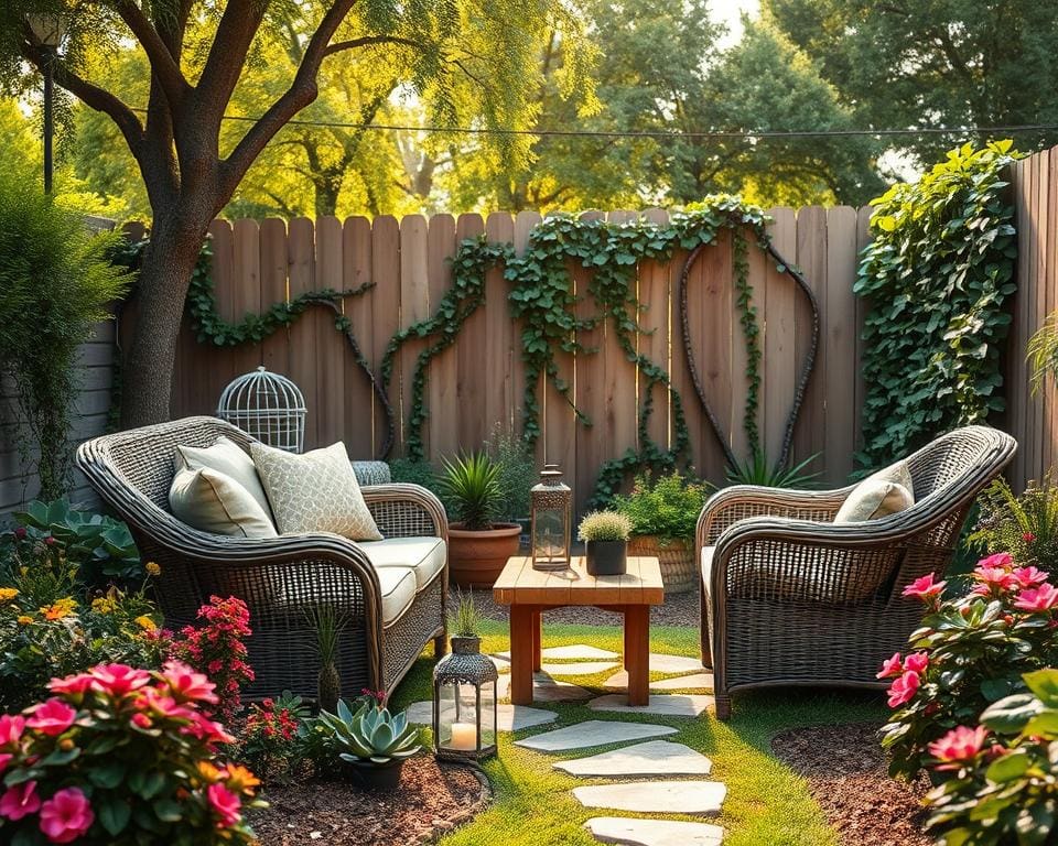 Gemütliche Sitzbereiche für den Garten
