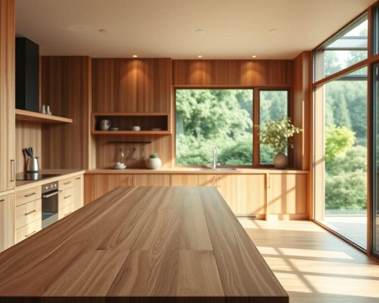 Küchentrends mit natürlichem Holz