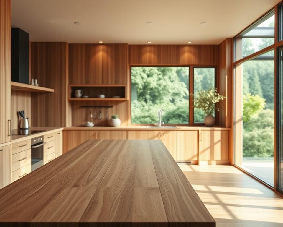 Küchentrends mit natürlichem Holz