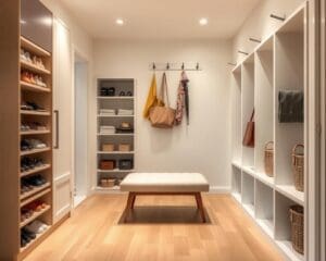 Praktische Aufbewahrungslösungen im Flur