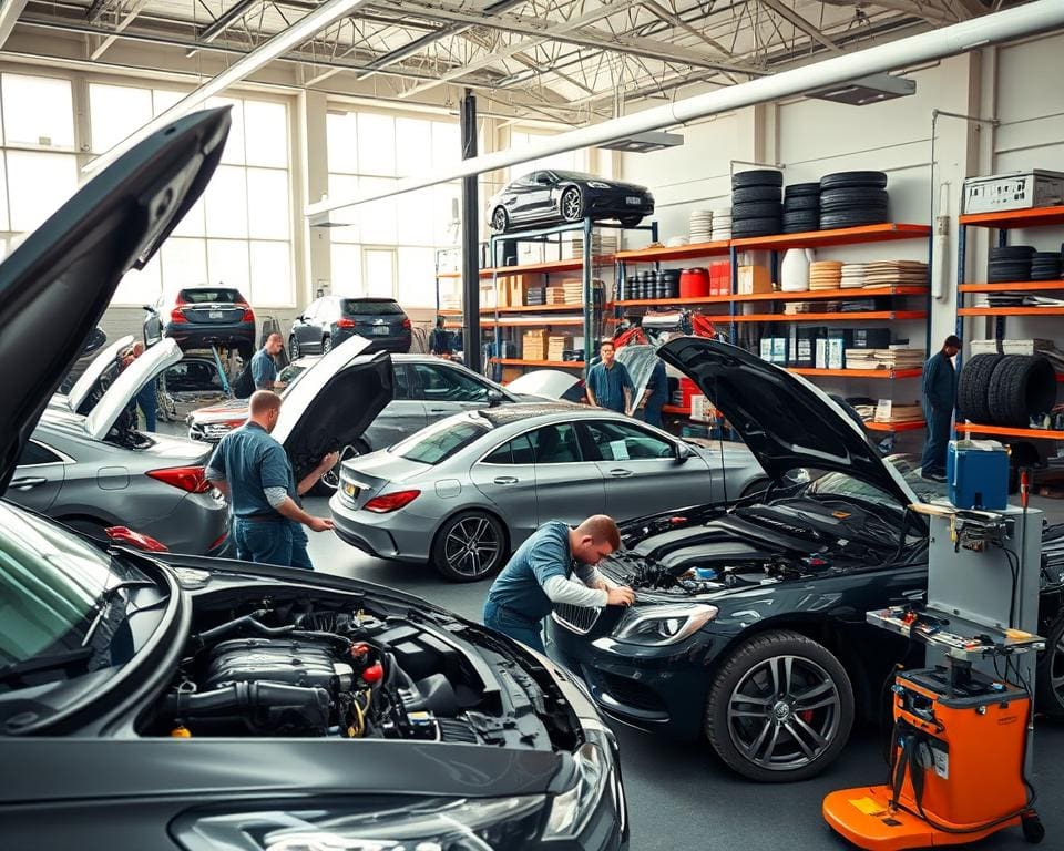 Reparaturen in professionellen Werkstätten