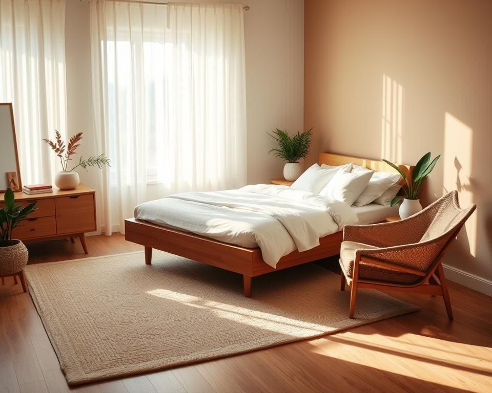Schlafzimmergestaltung Trends skandinavischer Minimalismus und Boho-Chic