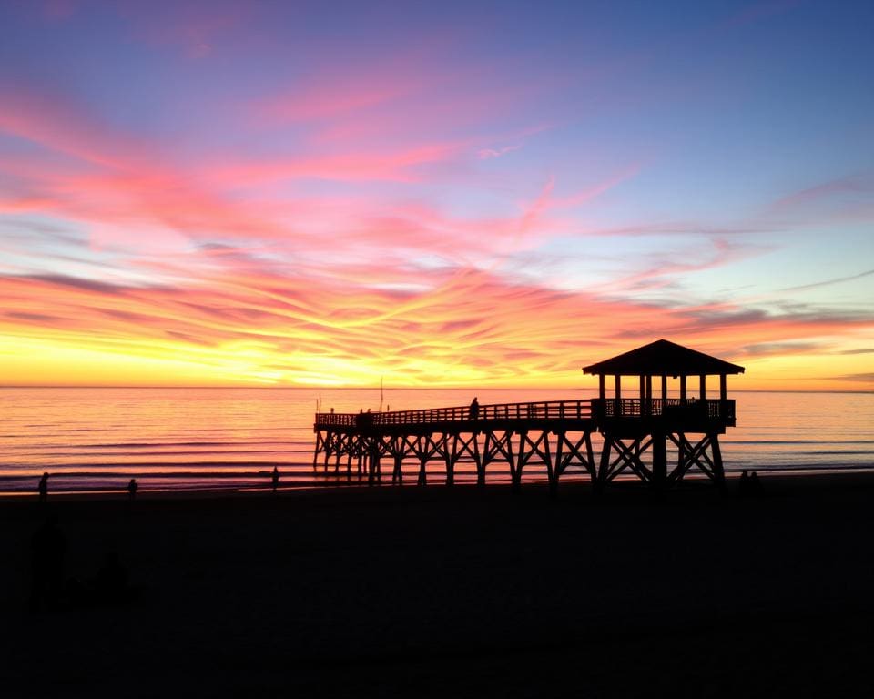 Sonnenuntergänge erleben am Strand Duhnen
