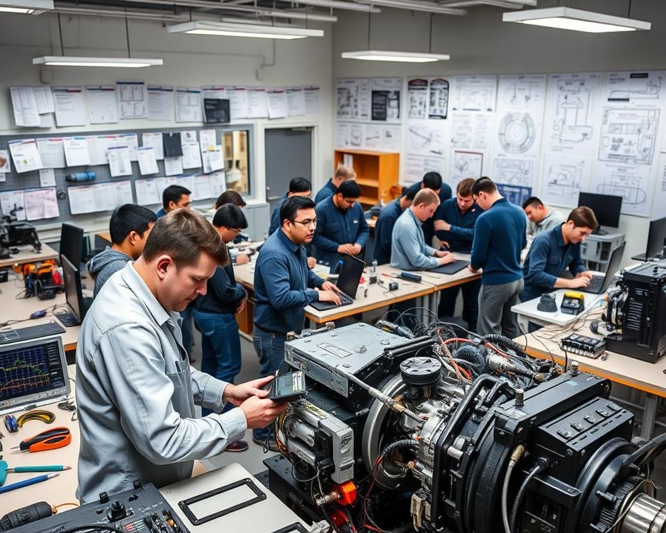 Technisches Training für Servicetechniker