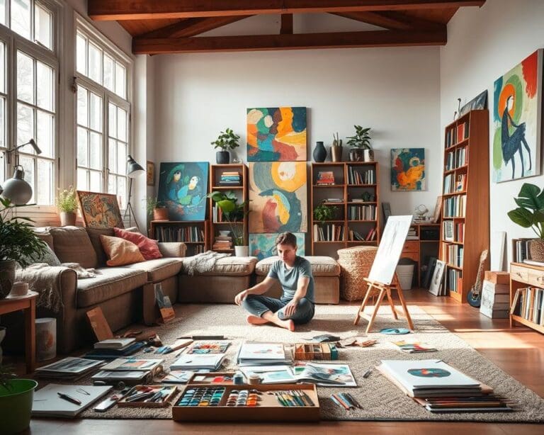 Wie bewegst du dich in der Wohnung kreativ?