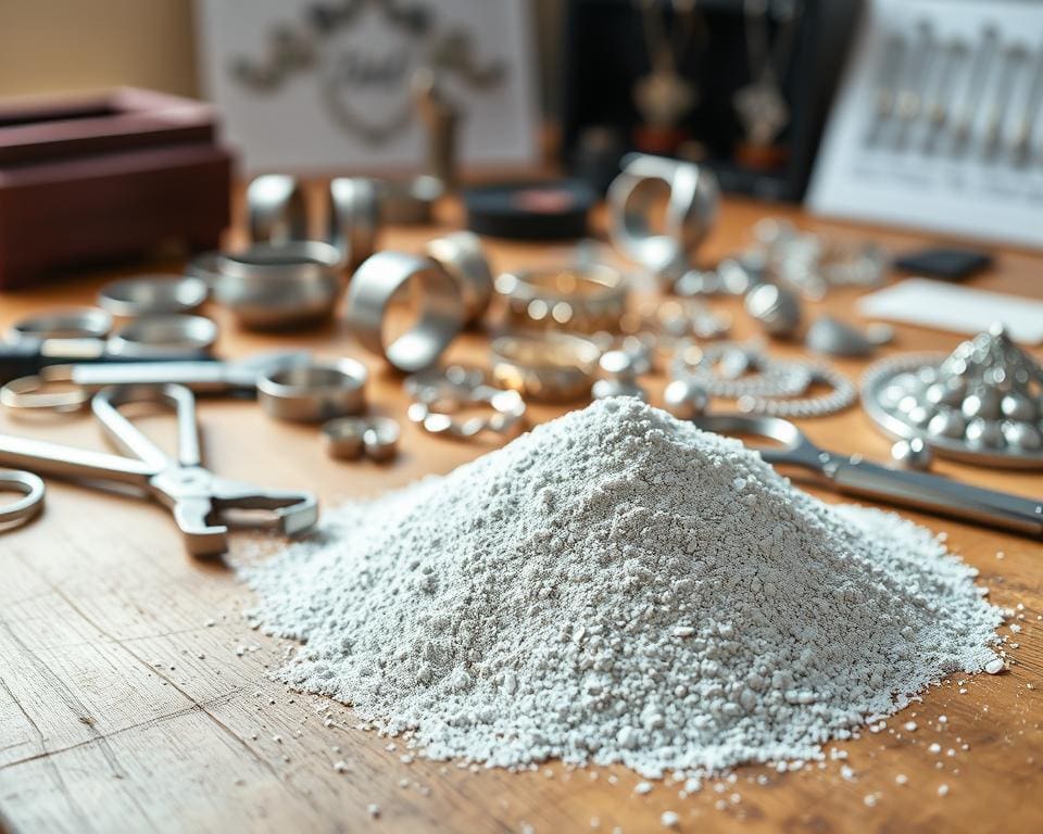 Wie mache ich Schmuck mit Gießpulver?