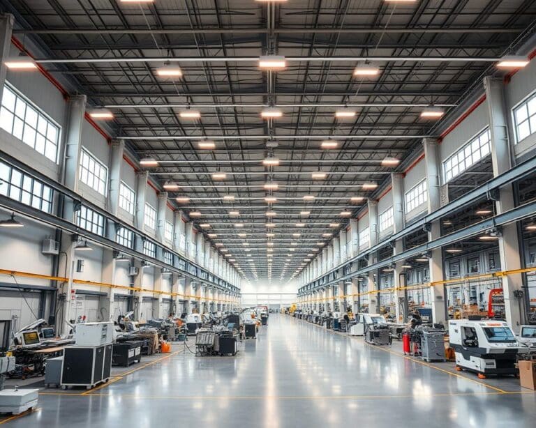 Nachhaltige Beleuchtungssysteme für Produktionshallen