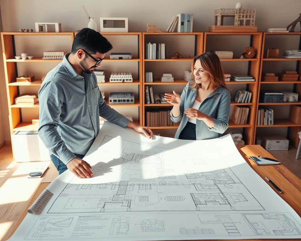 Wie arbeitet ein Bauzeichner mit Architekten zusammen?