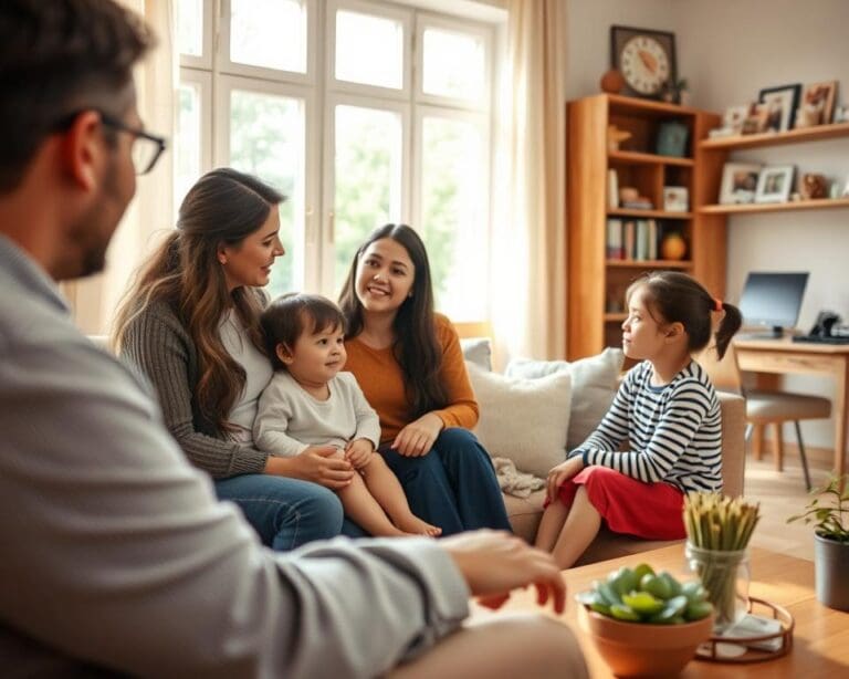 Wie betreut ein Sozialarbeiter Familien im Alltag?