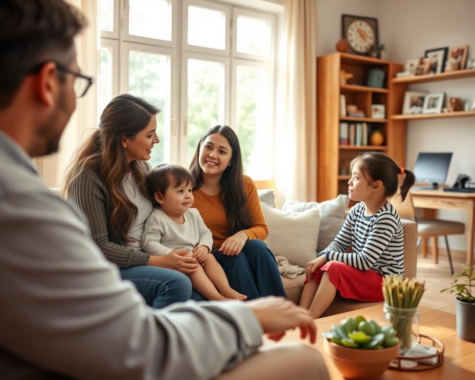 Wie betreut ein Sozialarbeiter Familien im Alltag?
