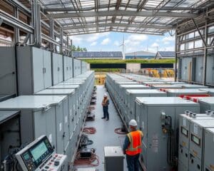 Wie funktioniert ein großer Batteriespeicher für Unternehmen?