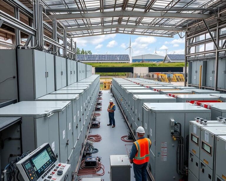 Wie funktioniert ein großer Batteriespeicher für Unternehmen?