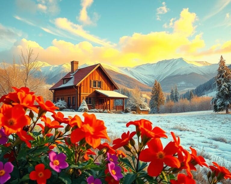 Welche Farben bringen Leben in graue Wintertage?