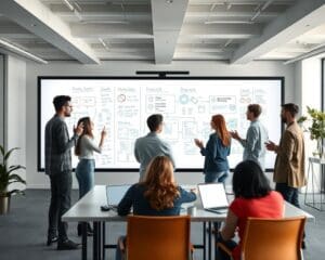 Wie nutzt du digitale Boards Teamarbeit?