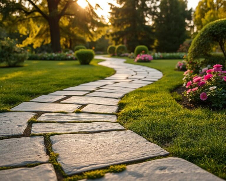 Steinplatten für edle Gartenwege auswählen