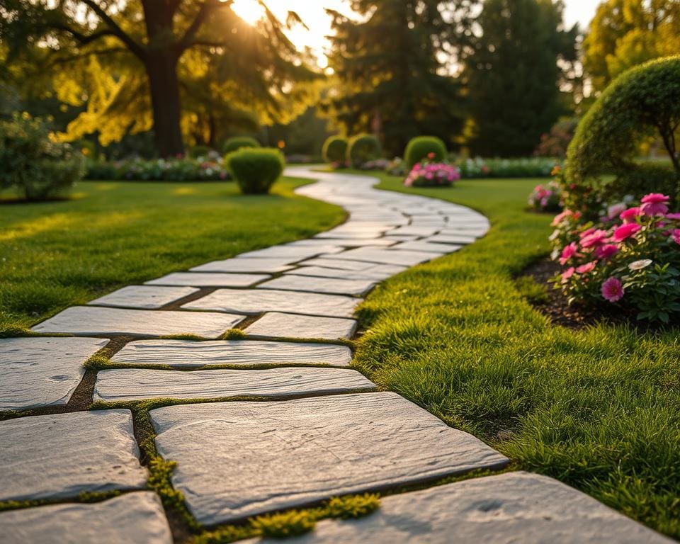 Steinplatten für edle Gartenwege auswählen