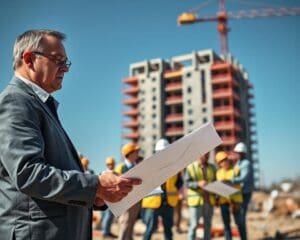 Was leistet ein Bauleiter auf der Baustelle?