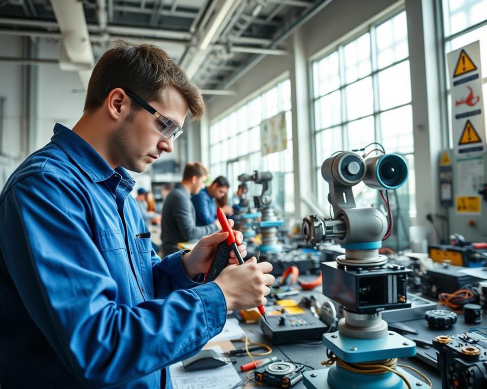 Was macht ein Mechatroniker im Betrieb?
